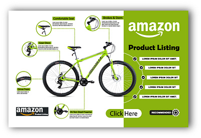Amazon Product Listing. amazon branding design graphic design illustration logo package social media poster design ui ux vector
