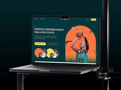 Basketball coach Website UI Design basketball coach branding coach website figma graphic design landing page sports design sports website design ui ui design uiux ux web design web dev web development