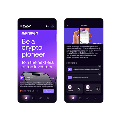 Recap crypto design landing page product design ui ux design web3