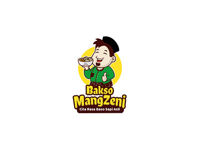 Bakso Mang Zeni's Brand Identity branddesign brandidentity branding foodlogo graphic design illustration logo logodesign