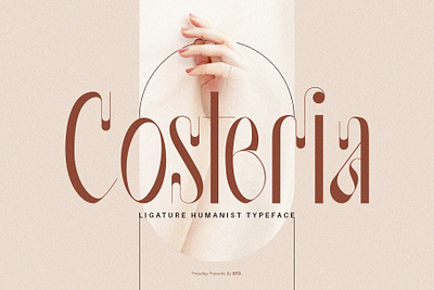 Costeria aesthetic elegant font font style ligature humanist modern typeface typeface design