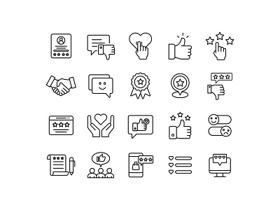 Customer Review Icons customer customer review feedback icon design icon download icon set review icon vector icon