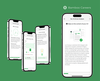 CV AI-Driven Analysis app careers design hr jobs mobile ui ux