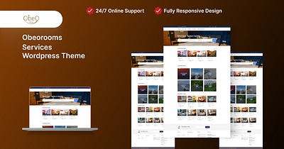 Home Page Design of obeorooms branding design graphic design illustration landing live minimal page typography ui uiux ux view we web wordpress