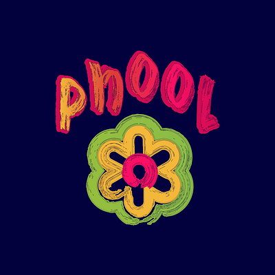 Phool Design Contest branding design illustration typography vector