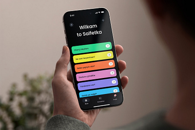 Dark mode Social Network and Messaging Mobile App colorful mobile app colorful ui darkmode task management app dating app messaging app social network mobile app