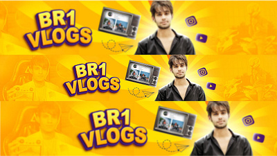 Youtube banners graphic design