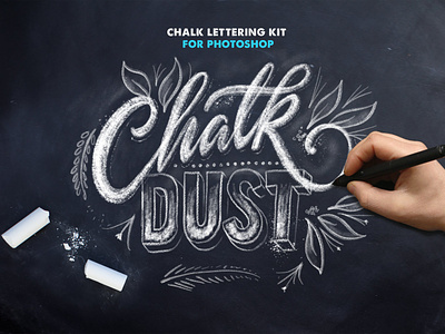 Chalk Dust - Photoshop Lettering Kit