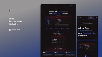 Brisk - Saas Website ui