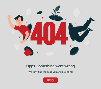 Error Page 404 error error page figma page not found ui web design website