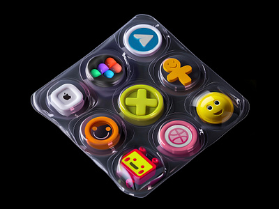 Designer badges set 3d apple designer pack designers kit dribbble emoji figma icons illustration render robo telegram uistaf visual design
