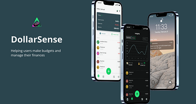 Dollar Sense - Budget making mobile App budget app product design ui ux ux design