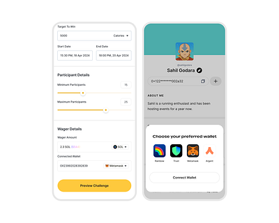 Crypto Wallet Connect clean crypto design figma ui wallet web3