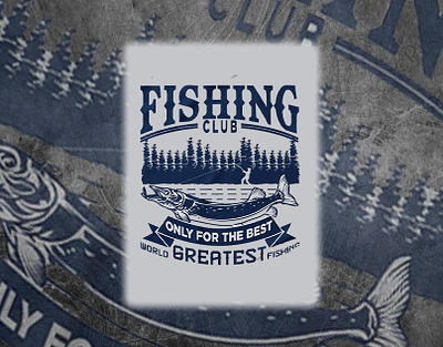 Fishing T-shirt Design branding custom t shirt design fishing t shirt illustration retro t shirt t shirt design typography t shirt design