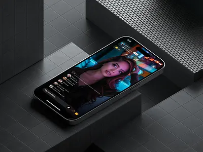 Live Streaming App - Mobile App UI app design design live streaming mobile app ui modern design steaming