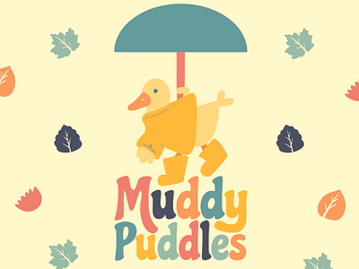 Muddy Puddles- Children's Outwear branding design graphic design ill illustration logo typography