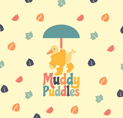 Muddy Puddles- Children's Outwear branding design graphic design ill illustration logo typography