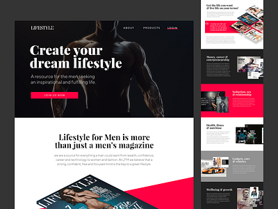 Lifestyle man magazine website