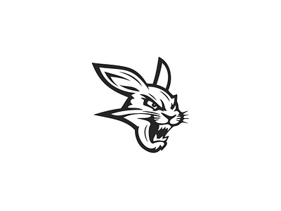 Angry-Rabbit-Logo abstract angry brand branding company graphic design logo rabbit vector