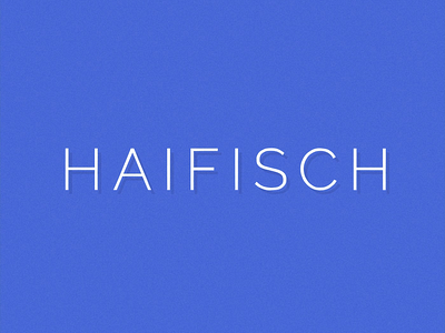 Haifich logo animation animation logo motion graphics