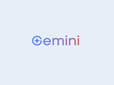 Google Gemini AI Chatbot Logo Concept ai blue chatbot gemini gemini chatbot gemini chatbot logo google google ai google design community google gemini logo graphic design highlight illustrator minimal minimalistic logo new gemini logo orange purple red wordmark logo