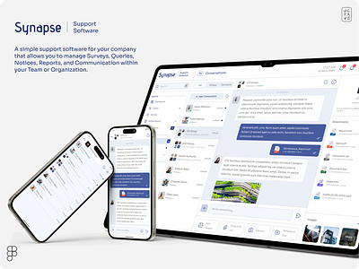 Synapse - Support Software communication software concept message software messaging support software ui ui design uiux ux ux design