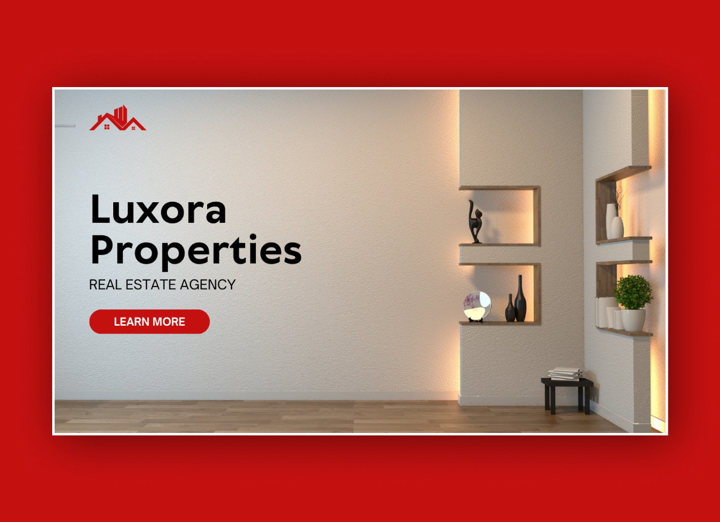 Modern Real Estate Website One-Pager real estate marketing