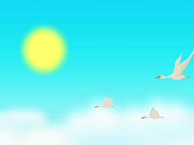 Flock of birds 2danimation adobeanimate animated animation bird birdanimation gif loop motion