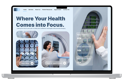 Healthcare Website Design (Header)