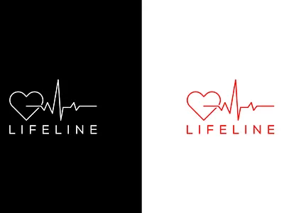 Hart Health Line Art Logo hart health line art logo hart health logo hart line art logo hart logo health line art logo health logo line art logo logo design