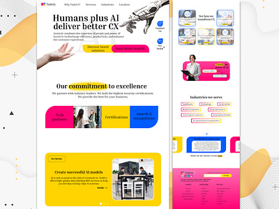 website about artificial intelligence assistant services ai designer figma landing page product landing ui web webdesigner website website design