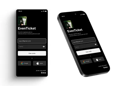 Daily UI - Sign In Page - EvenTicket