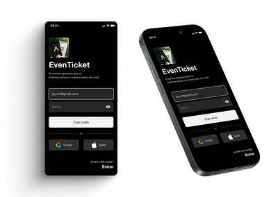 Daily UI - Sign In Page - EvenTicket