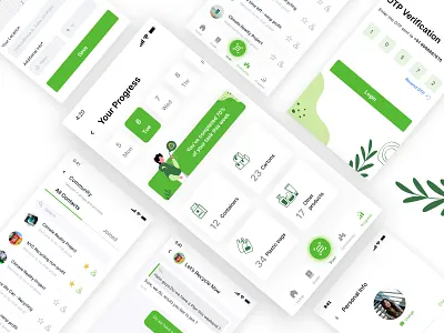 Recycling app app design app designer branding calorie app clean app design counter app gym app logo designer mobile app mobile app design mobile app developer monitoring app planing app plant app recycle app weekly app