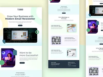 Multipurpose Email Newsletter PSD Template 3d abdulhsaimon advertising branding content marketing design e newsletter email design email marketing email newsletter email template graphic design illustration marketing ui web design