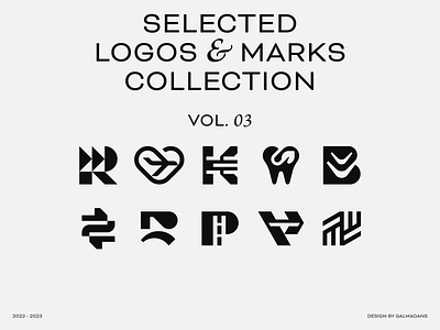 Logo Collection Vol. 03 abstract brand branding company design logo logo collection logo design logo identity logofolio modern visual identity