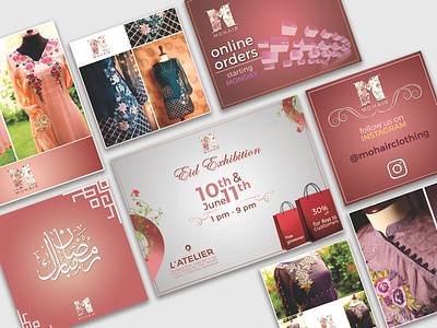 Mohair Boutique; Marketing branding design graphic design illustration marketing print social media typography vector