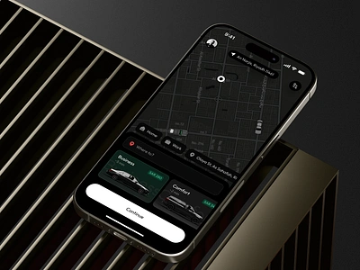 High-End Chauffeur Service App app app design chauffeur chauffeur app design ios mobile mobile app ride app service service app taxi app