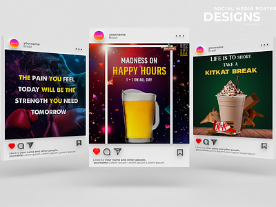 Social Media Posts Design graphic design instagram social media social media markeing social media post