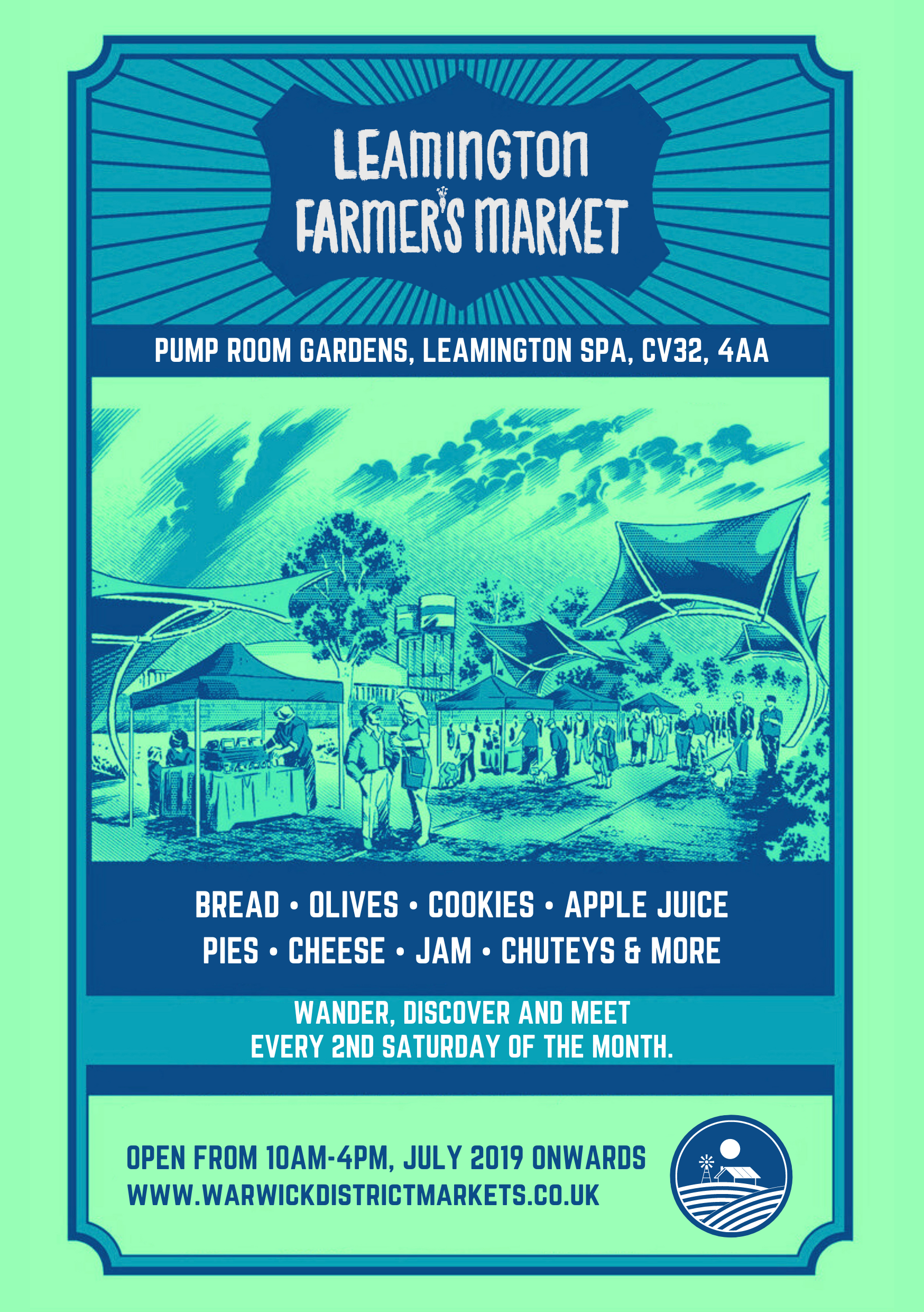 Flyer advertisement design for Farmer’s Market branding graphic design illustration logo