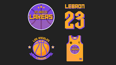 Rebranding and jersey design for Los Angeles Lakers. branding graphic design illustration logo typography