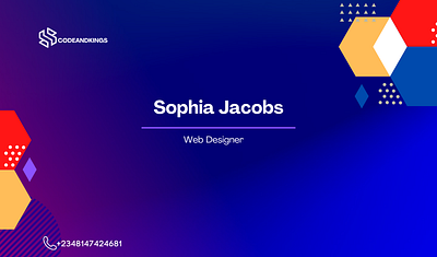 Business card graphic design logo