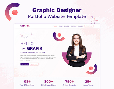 GRAFIK – Graphic Designer Portfolio Website Template bootstrap css3 design designer portfolio designtocodes grafik graphic designer portfolio one page one page website one page website template personal personal portfolio website portfolio portfolio website template