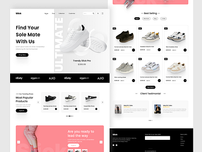 E-commerce Website Design ecommerce ecommerceredefined figma pro shosewebsite uidesign uxdesign