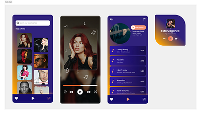 Music player app app music music app music player ui ui design