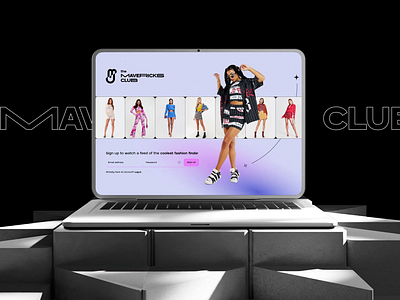 The Mavericks Club Website Design animation branding design designer fashion interface motion graphics ui ux web web design web designer website