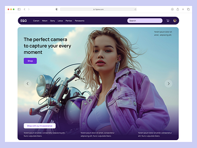 Ecommerce hero screen design ecommerce hero screen ui ui ux ui design uidesign uiu uiux ux website