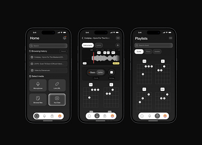 Chordai app redesign animation app appdesign ui uiux