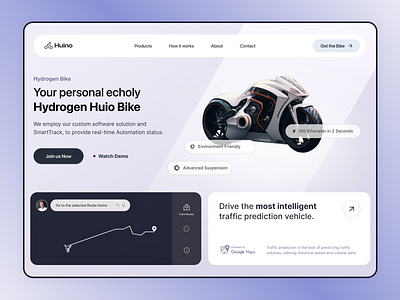 HUINO- Hydrogen Bike bike concept design electric electric bike electric scooter ev hydro bike hydrobike hydrogen bike interface moving rechargeable scooter ride scooter ui ui visual design vehicle website website design