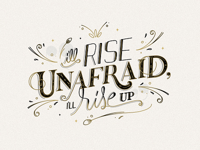 Lettering Rise Up design graphic design lettering music song typo typography